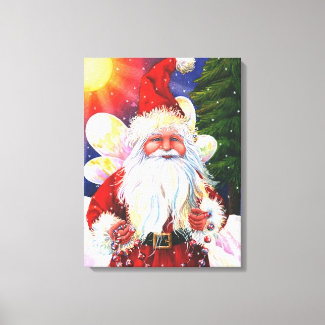 Impressão Em Tela A Fada Papai Noel (Frente)