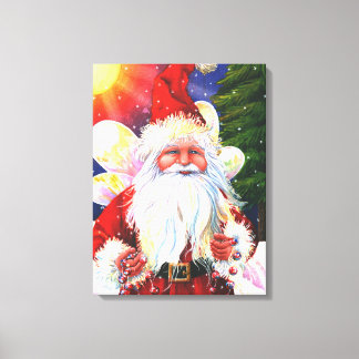 Impressão Em Tela A Fada Papai Noel