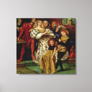 Impressão Em Tela A família de Borgia, 1863
