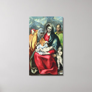 Impressão Em Tela A família santamente com St.Elizabeth, 1580-85