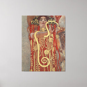Impressão Em Tela A famosa pintura de Hygieia de Gustav Klimt.
