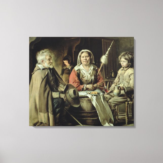 Impressão Em Tela A French Interior, c.1645 (Frente)