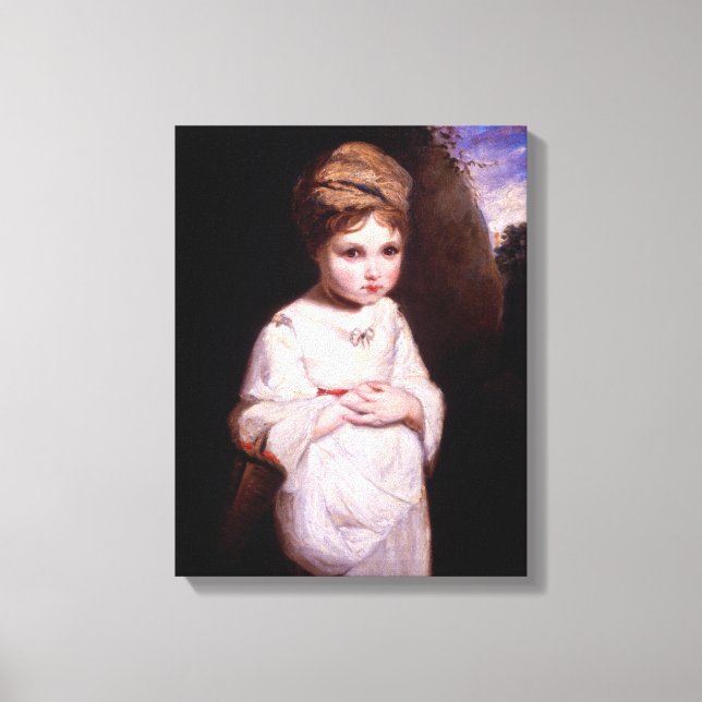 Impressão Em Tela A Garota de Morango (Frente)