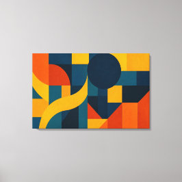 Impressão Em Tela A Geometria da Emoção