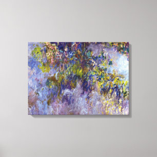 Impressão Em Tela A glicínia (deixada) por Claudet Monet, vintage