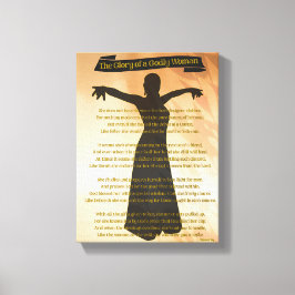 Impressão Em Tela A Glória de uma Mulher Poderosa/Presente para Ela/