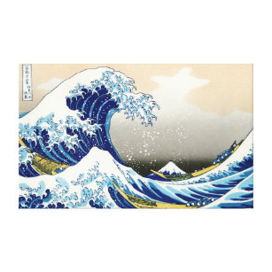 Impressão Em Tela A grande onda de Kanagawa Katsushika Hokusai