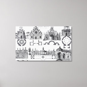 Impressão Em Tela A gruta projeta de "Jardins anglo-Chinois" por Geo