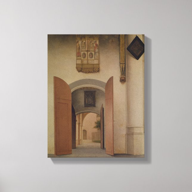 Impressão Em Tela A Igreja das Ruas. Laurens, Alkmaar, 1661 (Frente)