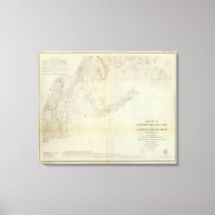 Impressão Em Tela A Ilha E do capitão, W