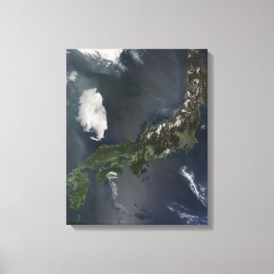 Impressão Em Tela A ilha principal de Japão, Honshu