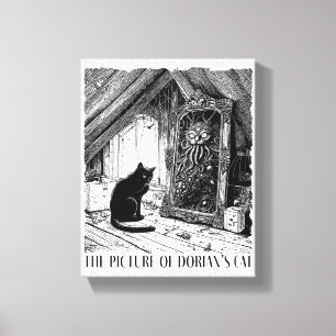 Impressão Em Tela A Imagem do Gato de Dorian