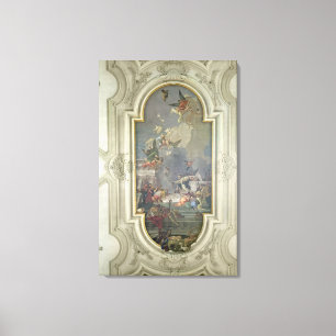 Impressão Em Tela A instituição do rosário por St Dominic (fres