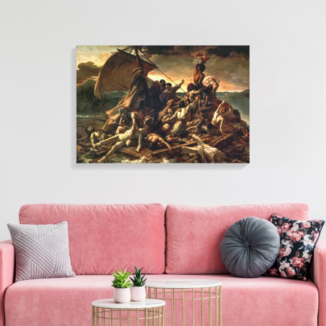 Impressão Em Tela A jangada de Medusa | Théodore Géricault | (Insitu(Sala de estar))