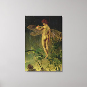 Impressão Em Tela A libélula