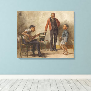 Impressão Em Tela A Lição de Dança por Thomas Eakins