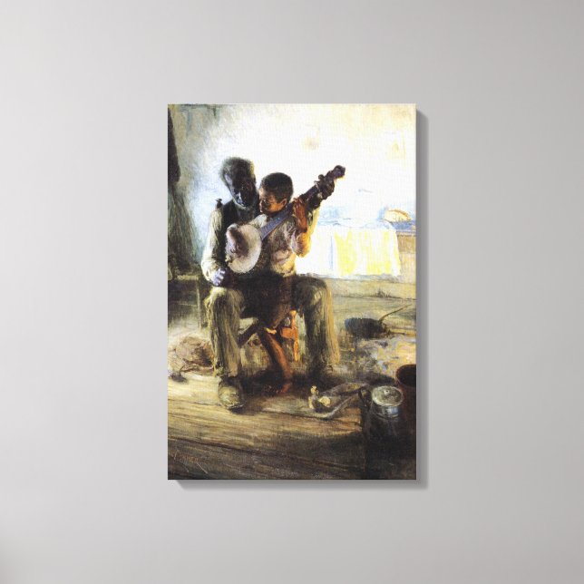 Impressão Em Tela A lição do Banjo (Frente)
