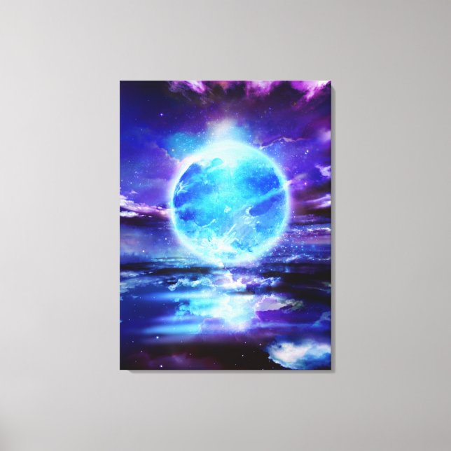 Impressão Em Tela A Lua (Frente)