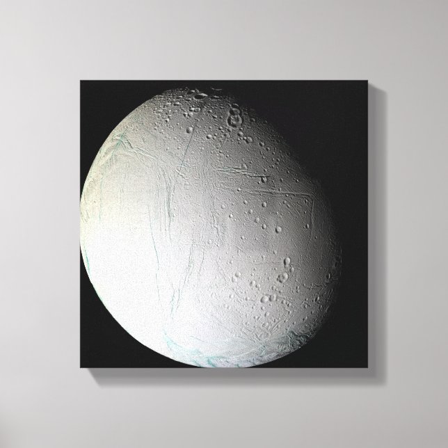 Impressão Em Tela A lua de Saturno Enceladus 3 (Frente)