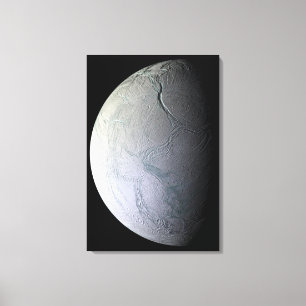 Impressão Em Tela A lua Enceladus de Saturn
