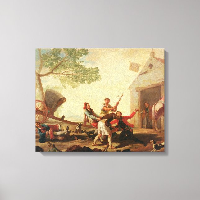Impressão Em Tela A luta na Venta Nueva, 1777 (Frente)