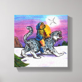 Impressão Em Tela A Luz da Esperança trabalho de arte de lápis de fa