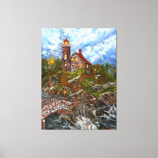 Impressão Em Tela "A Luz da Porta Azul"