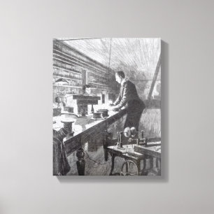 Impressão Em Tela A luz elétrica