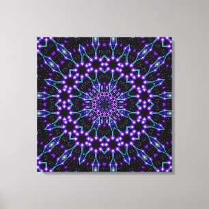 Impressão Em Tela A luz estrutura a mandala
