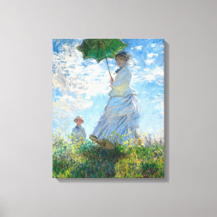 Impressão Em Tela A Madame Monet e o Filho de Claude Monet