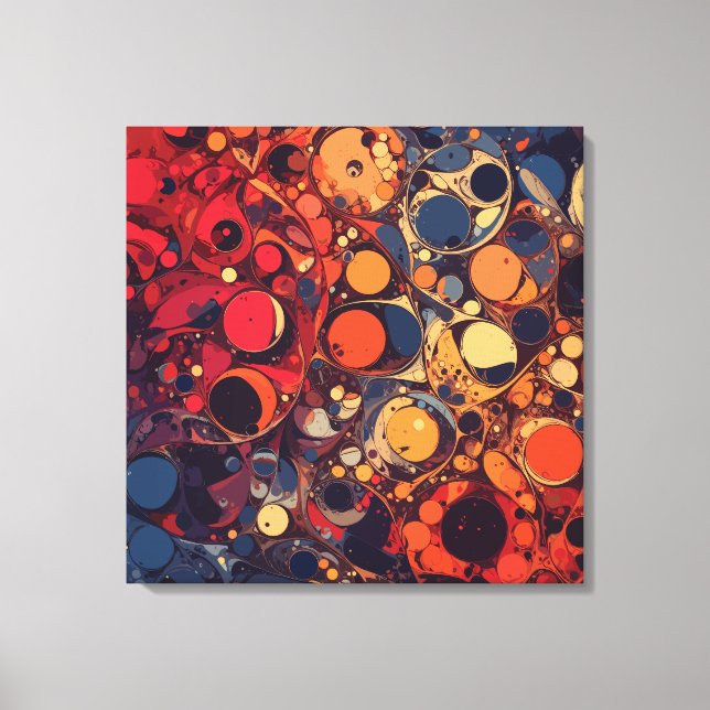 Impressão Em Tela A Maravilha da Natureza em Curso (Frente)