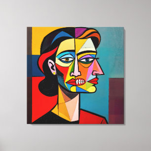 Impressão Em Tela A Máscara e o Monstro - Retrato de um Enganador