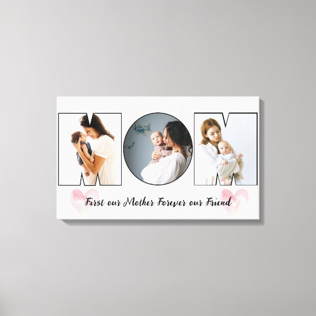 Impressão Em Tela a melhor mãe do mundo de sempre (Frente)