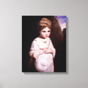 Impressão Em Tela A menina da morango