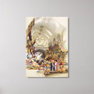 Impressão Em Tela A Missr Tcharsky, ou Mercado Egípcio, em Constan