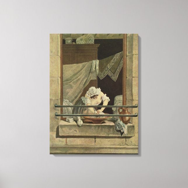 Impressão Em Tela A Mulher-Marinha, gravada por J. Laurent Julien (c (Frente)