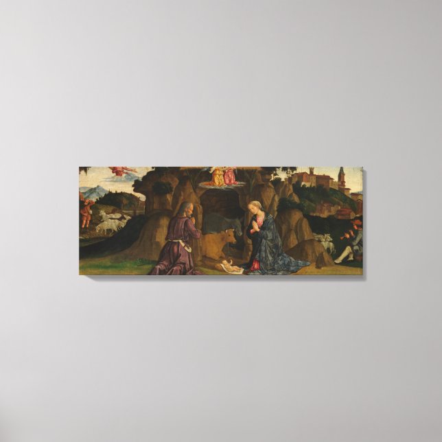 Impressão Em Tela A Natividade, 1480 (Frente)