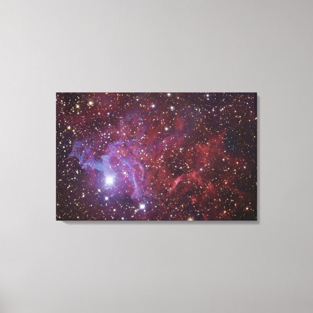 Impressão Em Tela A Nebulosa Estrela Flaming IC405 (Frente)