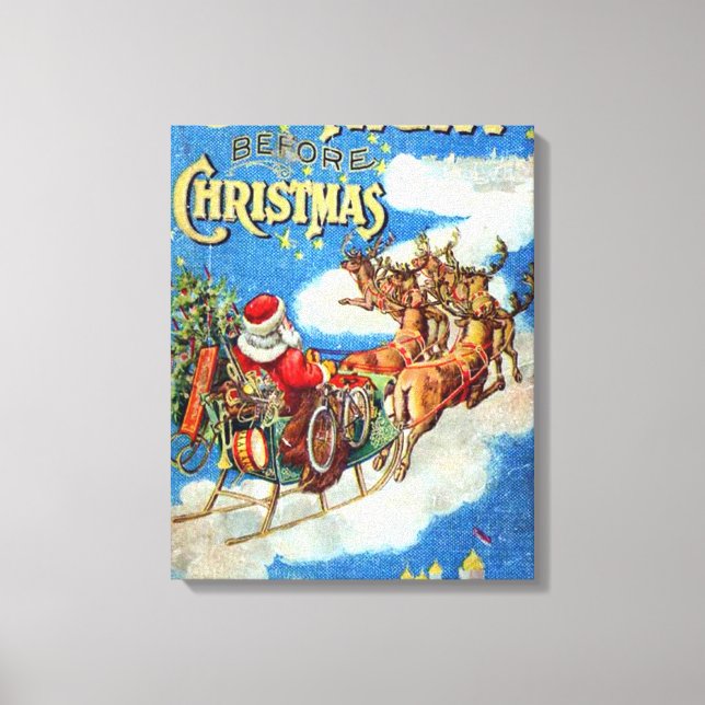 Impressão Em Tela A Noite Antes do Natal (Frente)