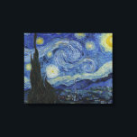 Impressão Em Tela A Noite Estrelada de Van Gogh<br><div class="desc">Sobre a obra The Starry Night Starry Night (Dutch: De sterrennacht) é uma pintura do artista poste-impressionista holandês Vincent van Gogh. Pintado em junho de 1889, mostra a visão fora da janela do seu quarto sanitário no Santo-Rémy-de-Provence (no sul da França) à noite, embora tenha sido pintado da memória durante...</div>
