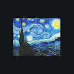 Impressão Em Tela A Noite Estrelada de Vincent Van Gogh<br><div class="desc">The Starry Night por Vincent Van Gogh Canvas Imprime The Starry Night (1889) por Vincent Van Gogh</div>