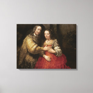Impressão Em Tela A noiva judaica, c.1667 (óleo em canvas)