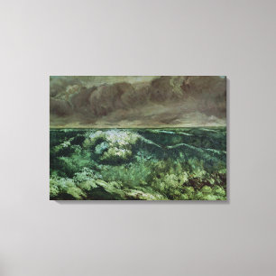 Impressão Em Tela A onda, depois de 1870