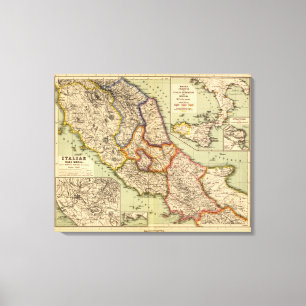 Impressão Em Tela A parte média de Italia