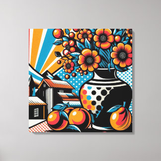 Impressão Em Tela A Pastel Slice Of Life Reflections