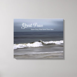 Impressão Em Tela A paz excelente tem eles que amam