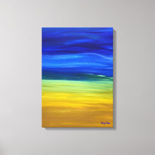 Impressão Em Tela A pintura acrílica do céu da areia mistura Chery
