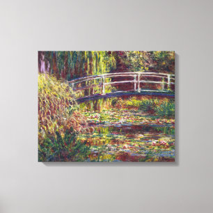 Impressão Em Tela A pintura da Ponte Japonesa Claude Monet