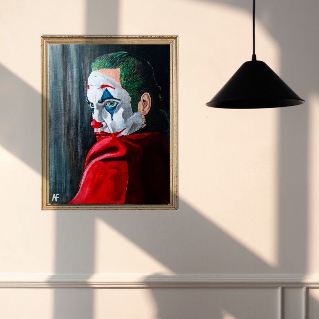 Impressão Em Tela A pintura de Villain por Alfred Fox (Criador carregado)