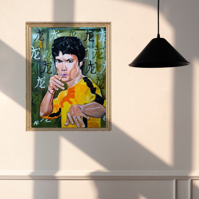 Impressão Em Tela A pintura do dragão por Alfred Fox (Criador carregado)